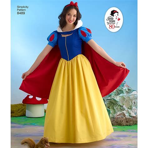 Simplicity Misses Size 6 12 Disney Snow White Costume Pattern 1 Each