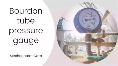 Bourdon Tube Pressure Gauge Definition Diagram Working Principle