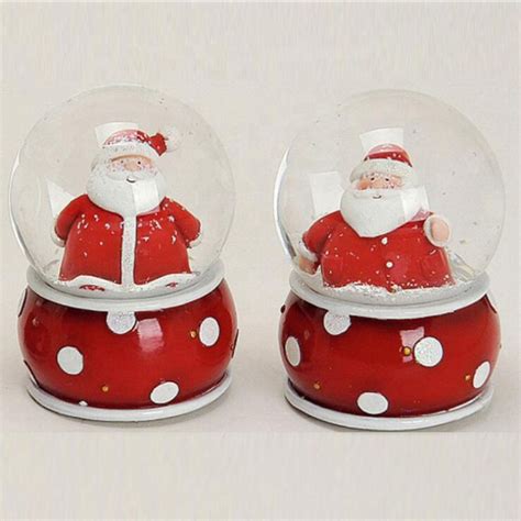 Wholesale Mini Christmas Resin Elk Snowman Water Snow Globe With