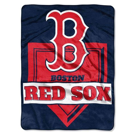 Boston Red Sox Blanket 60x80 Home Plate Design Swit Sports