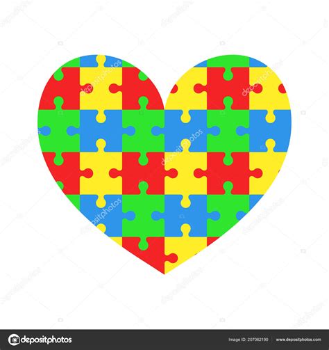 Pecs, sistema di comunicazione per scambio di simboli per l'autismo e i bes. Corazón Del Rompecabezas Rompecabezas Día Mundial ...