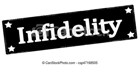 Infidelity Stamp With Word Infidelity Inside Vector Illustration