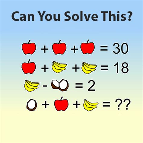 Juega a los mejores juegos de matemáticas online: Can you solve this brain teaser? | Problemas matemáticos, Enigmas, Coco