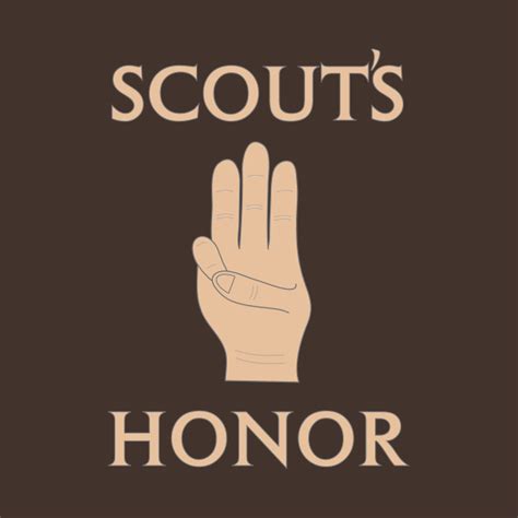 Scouts Honor Boy Scouts T Shirt Teepublic