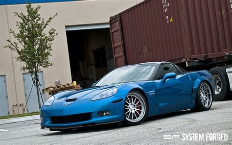 Hd Wallpaper Blue Corvette Z06 Great Car Wallpaper Flare
