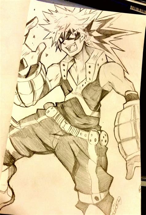 Katsuki bakugou one of my best character in boku no hero academia. + My Hero Academia - Bakugou + by Gurepyon on DeviantArt