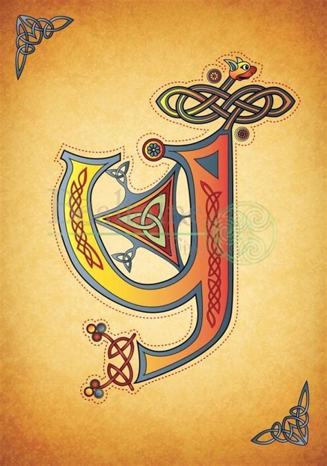 These Stunning Celtic Letters Are Based On The Illuminated Letters Used
