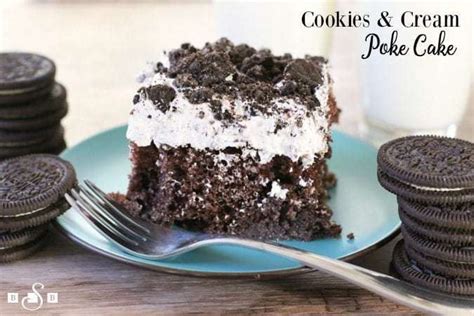 Sprinkle cake mix over the donuts and milk. COOKIES & CREAM POKE CAKE - Butter with a Side of Bread