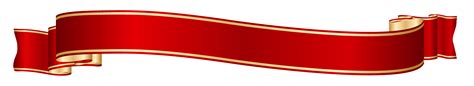 Red And Gold Banner Png Clipart Picture