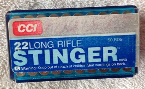 Cci Ammunition Cci Long Rifle Stinger Hp Hollow Point Copper Plated Nickel Cases