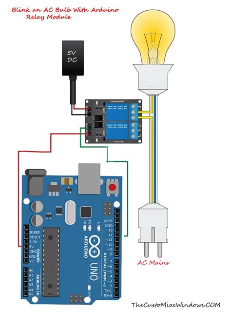 Why to use relay for controlling ac light? Blink AC Bulb With Arduino Relay Module | Arduino, Hobby ...