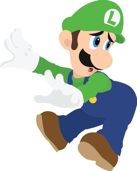 Luigi 09 Smash Bros Ultimate Vector Art By Deviantart