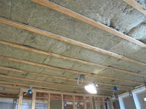 How to install insulation in a garage or basement ceiling? Sound Reducing A Basement Ceiling - Building ...