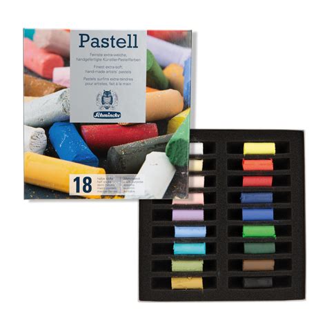 Schmincke Extra Soft Artists Pastel 18 Half Stick Set