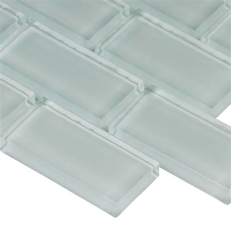 Arctic ice glass subway tile is clean and elegant, sparkling with crystalline white glass in 3 x 6 tiles. Free Shipping Arctic Ice 1x2x8MM Mosaic | Buy Glass Tile ...