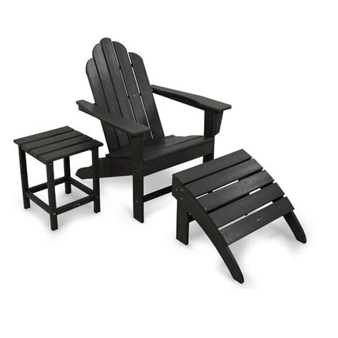 Do not contact me with unsolicited services or offers POLYWOOD® Long Island Resin Adirondack Chair with Ottoman | Wayfair.ca