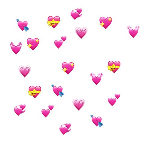 Heart Love Hearts Emoji Emojis Freetoedit