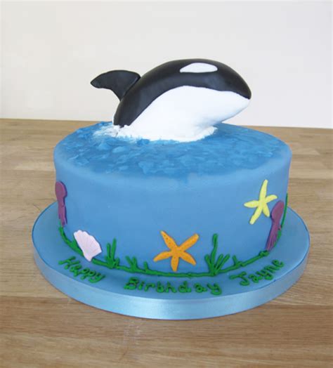 Killer Whale Birthday Cake By The Cakery Thecakeryleamington Co