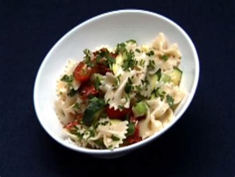 But as with most pasta salad recipes, this is adaptable to what you've got on hand or whatever you want to put in it! Tomato Feta Pasta Salad Recipe | Ina Garten | Food Network