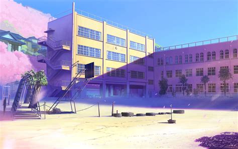 Anime School Hd Wallpaper Background Image