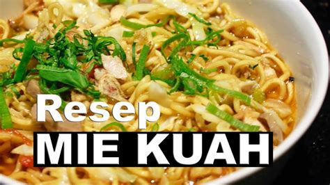  500 ml air kaldu ayam, jika tidak ada busa diganti dengan air biasa bunda juga bisa mencoba resep mie lainnya seperti dibawah ini, yaitu mie instan kuah super pedas. Resep Dan Cara Membuat Mie Kuah - Enak Spesial - YouTube