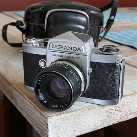 Working Vintage Miranda F Slr 35mm Film By Vintagephotoandco