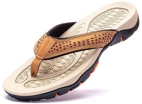 Gubarun Mens Sport Flip Flops Comfort Casual Thong Sandals Outdoor 12 Khaki Nellis Auction