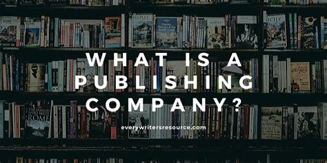A sole proprietorship business following are the advantages of company formation in malaysia: What is a publishing company? - EveryWriter
