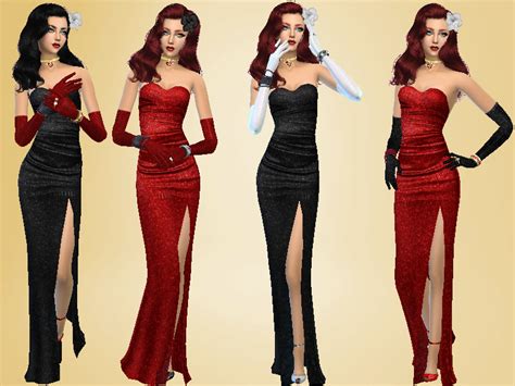The Sims Resource Glamorous Long Gloves