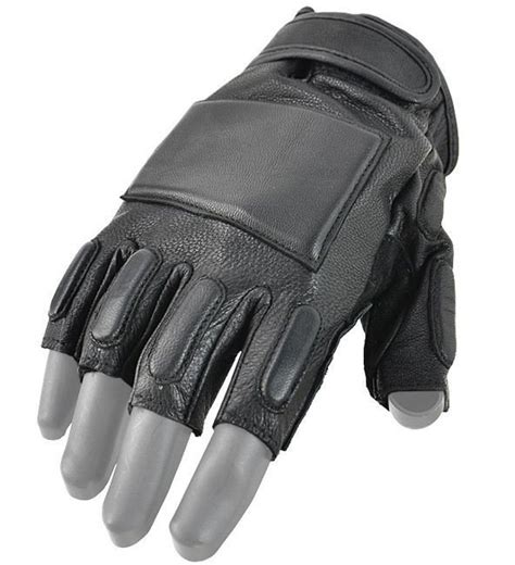 Mil Tec Tactical Swat Fingerless Gloves Black Milworld