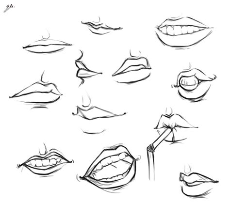 Lips Character Design References Lips Drawing Mouth Drawing