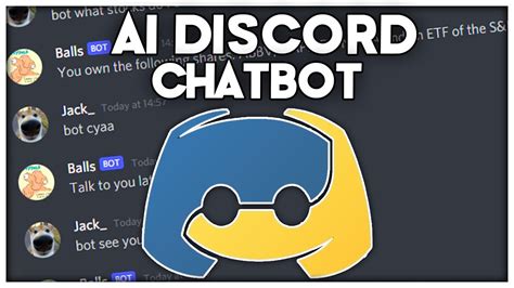 How To Make An Ai Chat Bot With Discordpy 2022 Youtube