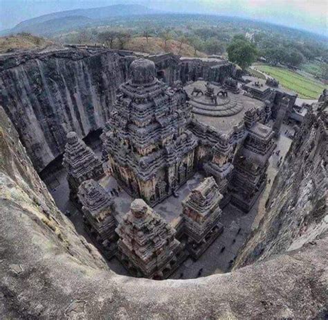 The Mystery Of An Ancient Indian Temple Carved Out Of Solid Rock