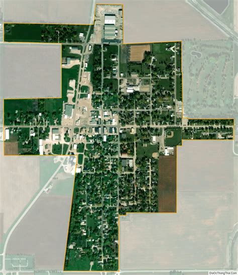 Map Of Bancroft City Iowa