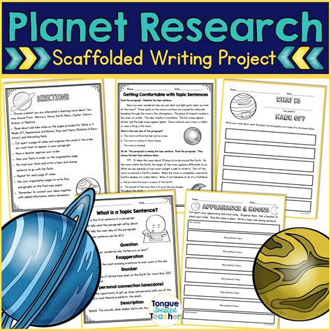 Planet Research Project Report With Graphic Organizer Made By Teachers