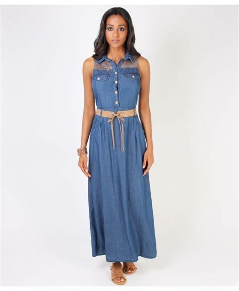 Discover Sleeveless Denim Dress Noithatsi Vn