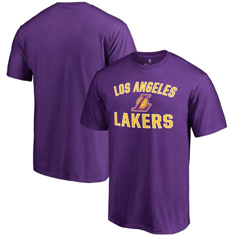 Los Angeles Lakers Big And Tall Victory Arch T Shirt Purple