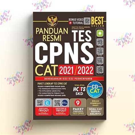 Buku Tes Cpns Panduan Resmi Tes Cpns Cat 20212022 Cd Raditya Panji