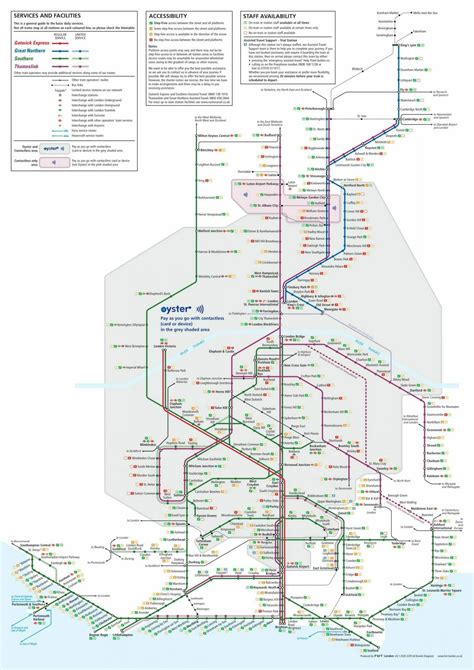 Thameslink Trains Map