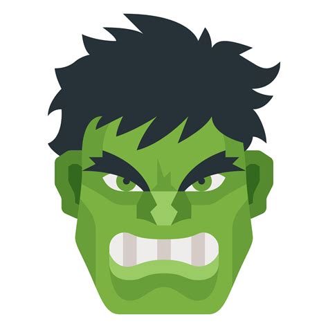 Hulk Icon Emoji Face Png