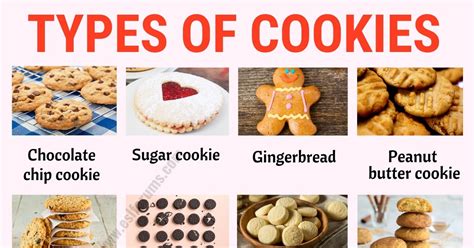 Cool them thoroughly, then wrap large individual cookies or brownie squares in plastic wrap. Types of Cookies: List of 20+ Different Types of Cookies ...
