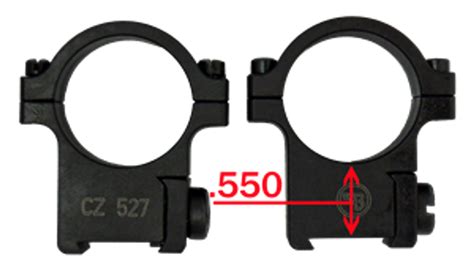 Cz 527 1 Diameter Rings 19002 Factorty Cz Usa Set Hudsongunner Llc