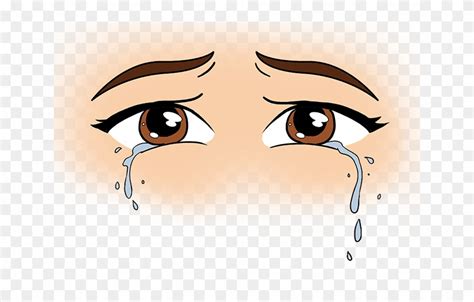 Crying Eyes Drawing Easy Clip Art Library