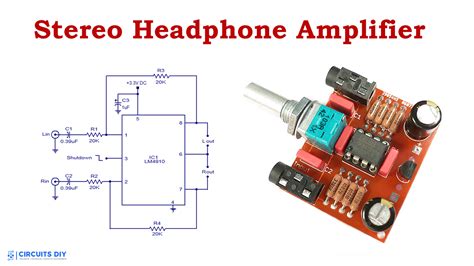 Stereo Headphone Amplifier Circuit Using Lm4910