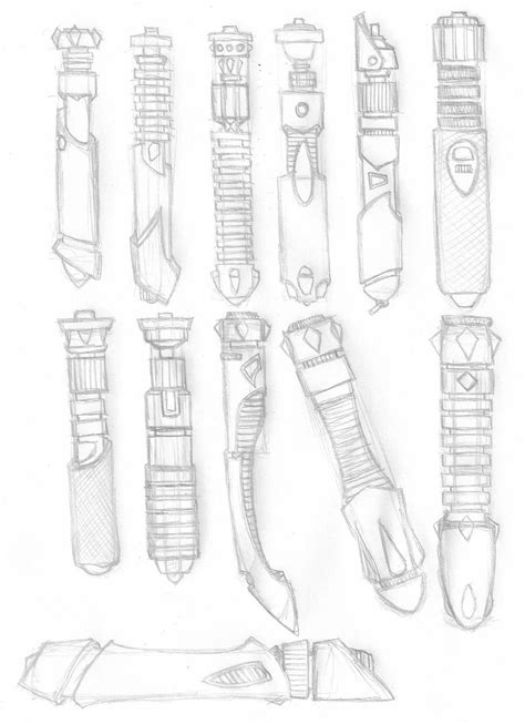 Lightsaber designs 2 by Grigori77 on DeviantArt  Lightsaber design, Star wars drawings, Star