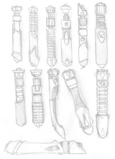 Lightsaber Designs 2 By Grigori77 On Deviantart Star Wars Drawings