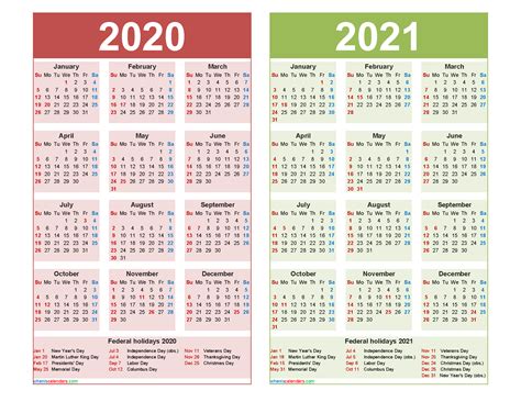 Go to the calendar web page with home windows for the specified month. Free 2020 2021 Calendar Printable Word, PDF - Free Printable 2020 Monthly Calendar with Holidays