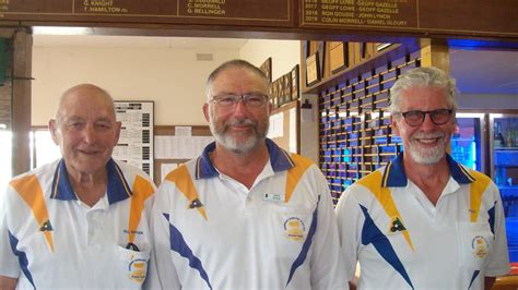 A Sunnyside Team Won The Horsham City Bowling Club S Cup Day Triples Tournament The Wimmera