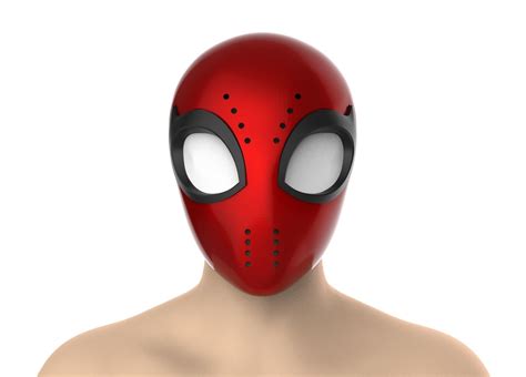 Spectacular Spider Man Faceshell 3d Print Model Cgtrader