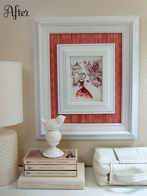 Learn 15 ways to decorate cheap wooden picture change the entire look of your artwork by spray painting old picture frames a new color. *Riches to Rags* by Dori: Thrift Store Frame Decorating Ideas